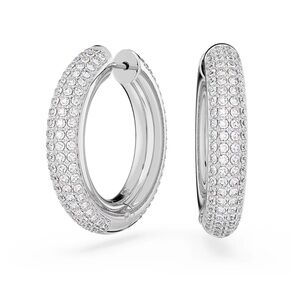 SWAROVSKI
Dextera Pierced Earrings Hoop Rhodium Shiny Clear